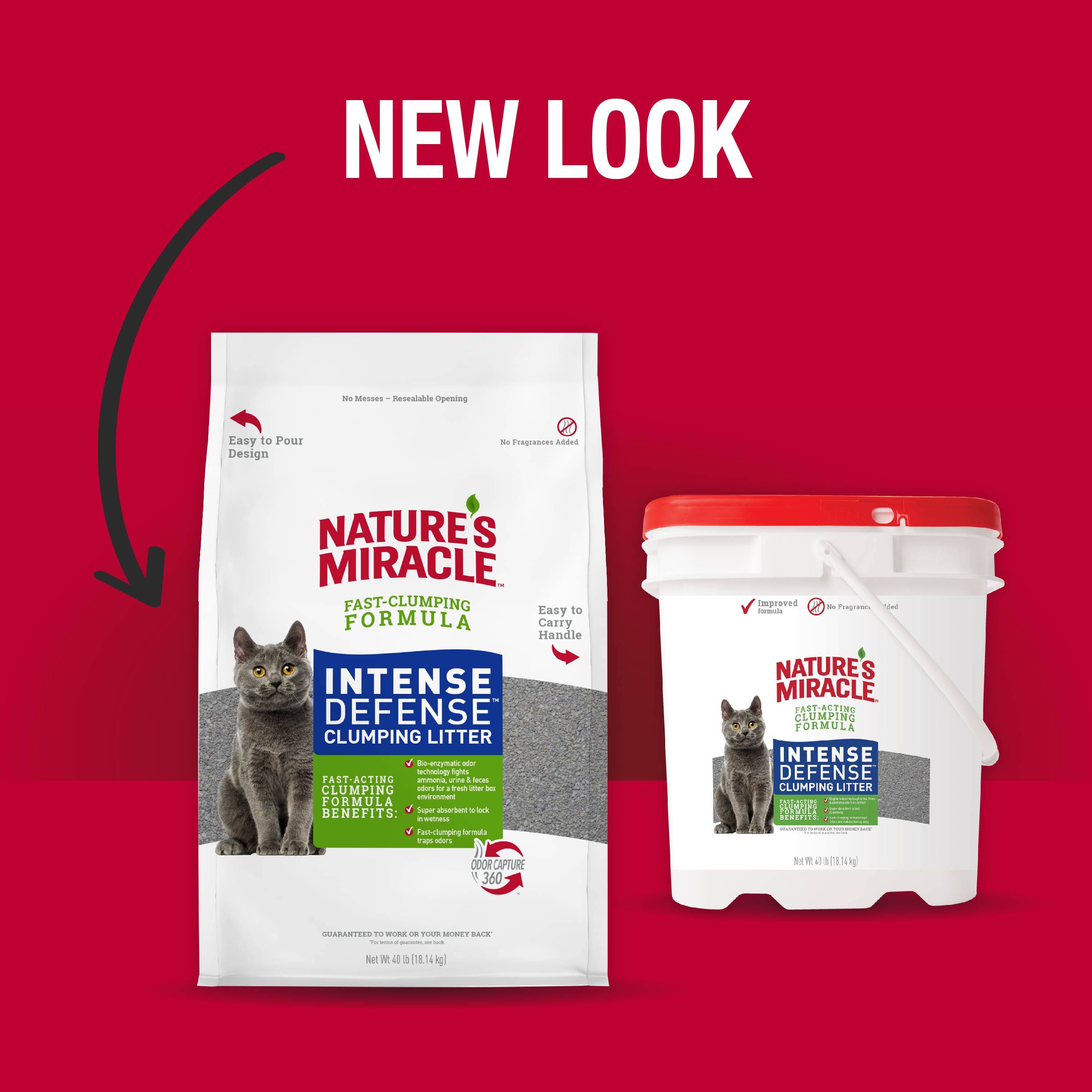 Nature's miracle intense shop defense clumping litter